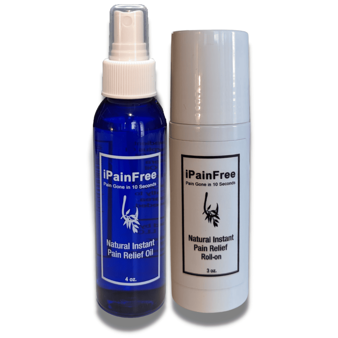 iPainFree Total Comfort Bundle 4oz Spray + 3oz Roll-On